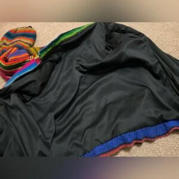 Vintage Hippie Festival Coat of Many Colors Jacket - Picture 3 of 3